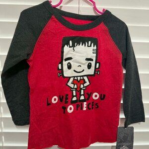 Brand New Love you to Pieces Long Sleeve Shirt, 18 Month.